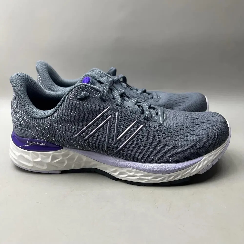 New Balance Fresh Foam 880 V11 Running Shoes Women Size 8 Gray Comfort Sneakers